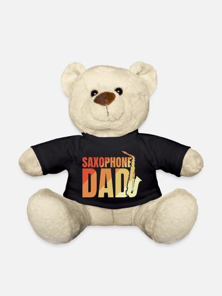 Saxophone Papa - Nounours - noir