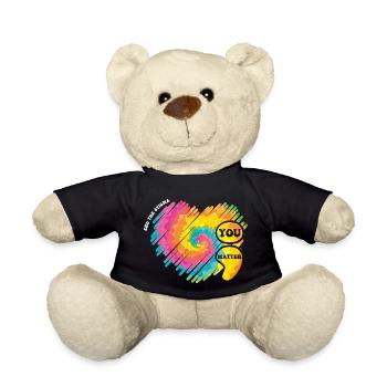 Psychische Gesundheit - Semikolon Psychische Gesundheit - Teddy - Schwarz - Vorne