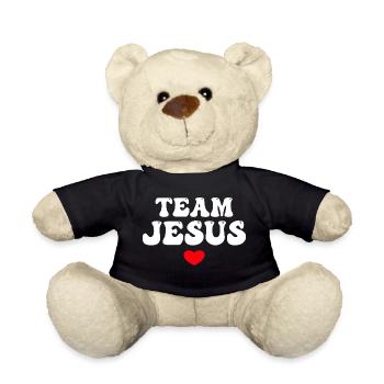 L’équipe Jésus - Nounours - noir - Devant