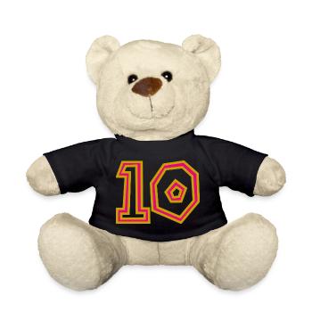 10. 10 JAHRE. 10-JÄHRIGES JUBILÄUM. 10-JÄHRIGES JUBILÄUM. - Teddy - Schwarz - Vorne