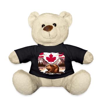 Kanada Bieber 4 - Teddy - Schwarz - Vorne