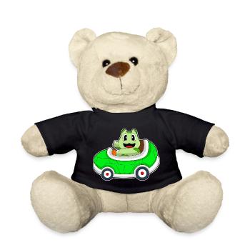 Turtle Car - Teddy Bear - black - Front