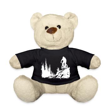 Mountainbiking Skizze - Teddy - Schwarz - Vorne