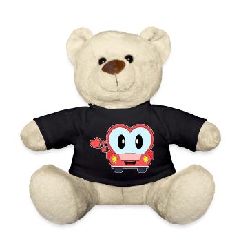 Herz Auto - Teddy - Schwarz - Vorne