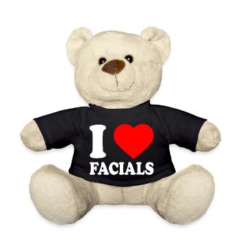 I love facials - Teddy - Schwarz - Vorne