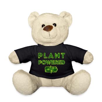 Alimenté par des plantes - Nounours - noir - Devant