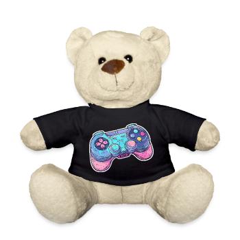 Game Controller Graphics - Teddy Bear - black - Front