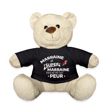 Tribute to Sailors and Superheroes - Teddy Bear - black - Front