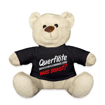 Fanfahrenzug, Spielmannszug,Musikzug,Querflöte (25 - Teddy - Schwarz - Vorne
