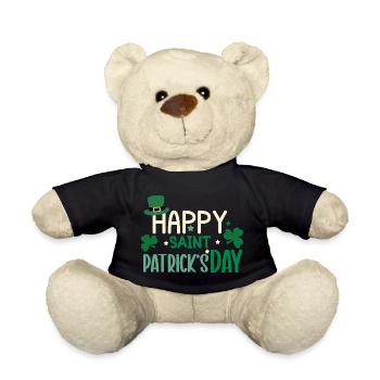 Joyeuse journée de la Saint-Patrick - Nounours - noir - Devant