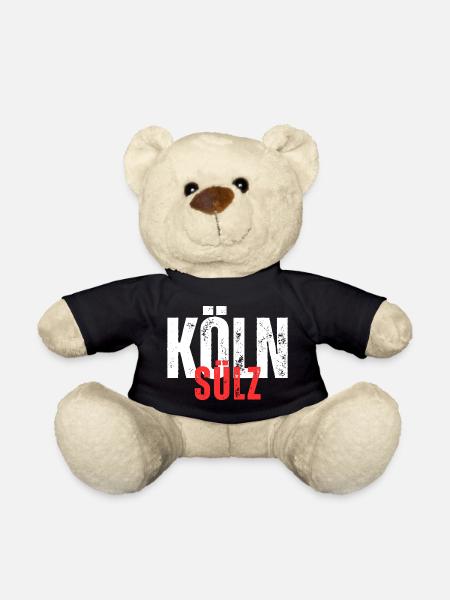 Sülz weiß rot - Teddy - Schwarz
