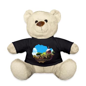 The Dôme de La Grave in Toulouse under the vegetation - Teddy Bear - black - Front