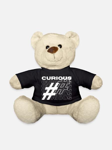 Typographie de hashtag curieuse - Nounours - noir