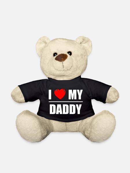 Font design "I love my Daddy" - Teddy Bear - black