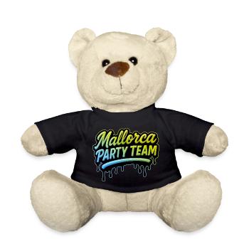 Mallorca Party Team Bunt - Teddy Bear - black - Front
