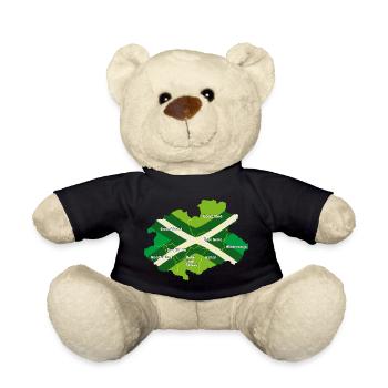 Achterhoek Umriss mit Farben - Teddy - Schwarz - Vorne
