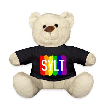 Sylt - Nordsee Insel - Deutschland Küste - Moin - Teddy - Schwarz - Vorne
