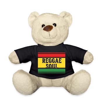 Reggae Soul Jamaica Style - Teddy Bear - black - Front