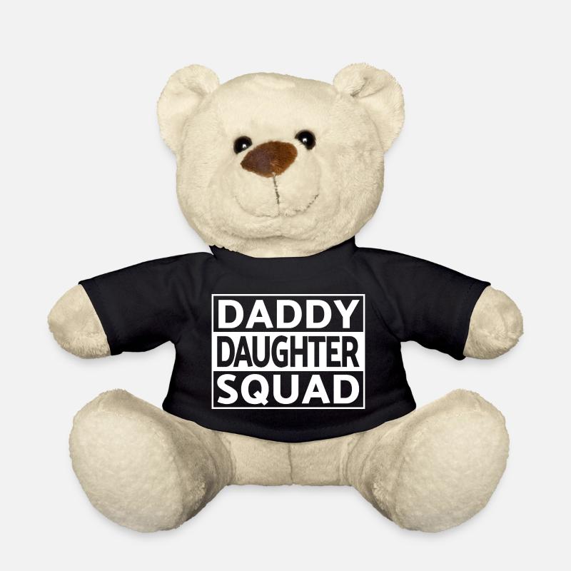Daddy Daughter Squad Matching Vater Tochter - Teddy - Schwarz