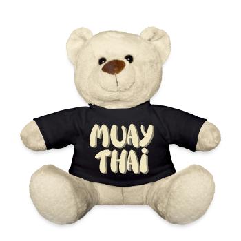 Muay thai - Teddy Bear - black - Front