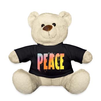 Peace - Teddy - Schwarz - Vorne