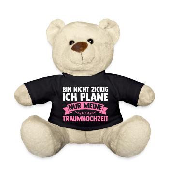 Bachelor Party Team Bride Hen Party - Teddy Bear - black - Front