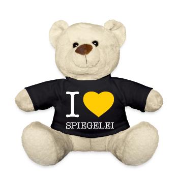 I love Spiegelei - Teddy - Schwarz - Vorne