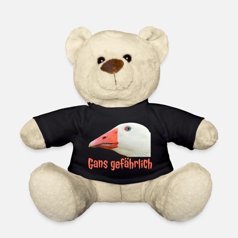 Tête d’oie très dangereuse - Nounours - noir