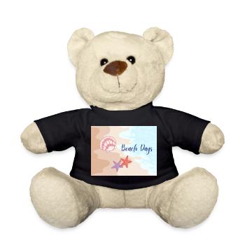 Beach Days Strandmotive Seestern - Teddy - Schwarz - Vorne