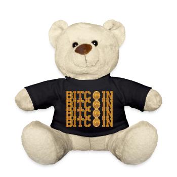 Bitcoin - Teddy - Schwarz - Vorne