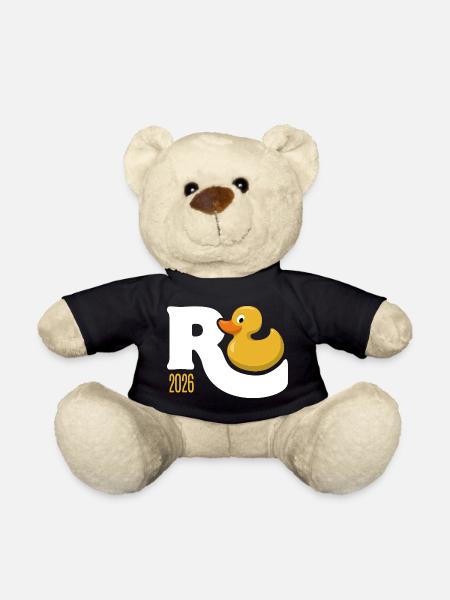 Gummiente Rente 2026 - Ruhestand - Pension - Teddy - Schwarz