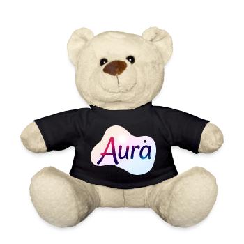 Aura – Design Typographique Coloré Moderne - Nounours - noir - Devant