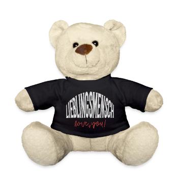 Lieblingsmensch - Teddy - Schwarz - Vorne