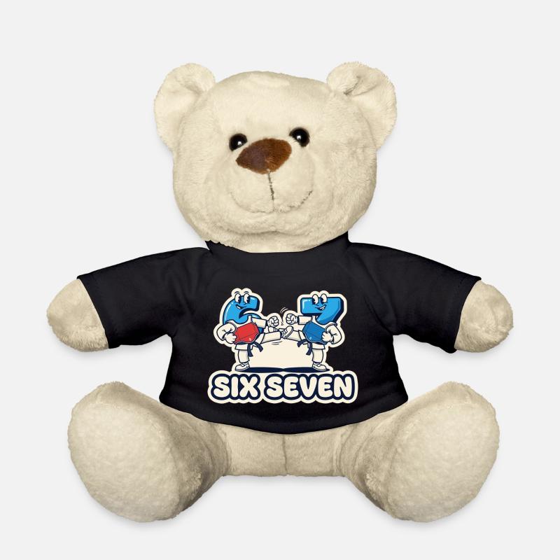 67 Six Seven Taekwondo Meme Lustiges Geschenk - Teddy - Schwarz