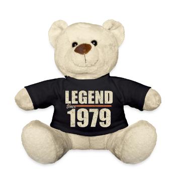 Anniversaire 1979 | Légende depuis 1979 - Nounours - noir - Devant