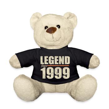 Anniversaire 1999 | Légende depuis 1999 - Nounours - noir - Devant