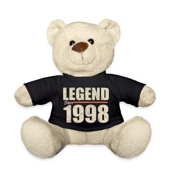 Anniversaire 1998 | Légende depuis 1998 - Nounours - noir - Devant