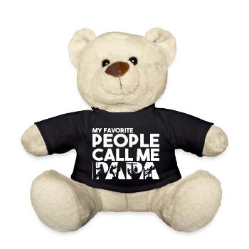 Ouvrier de ligne Papa Électricien Lineman Fête des pères - Nounours - noir - Devant