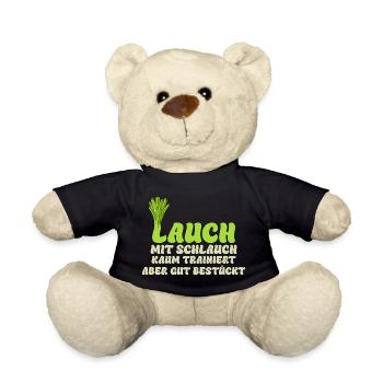 Gym LAUCH MIT SCHLAUCH KAUM TRAINIERT Lustig - Teddy - Schwarz - Vorne