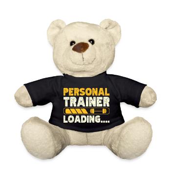 Fitness Motivation Bodybuilder Personal Trainer - Teddy - Schwarz - Vorne