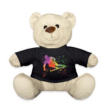Ski alpin Sports d’hiver Ski nordique - Nounours - noir - Devant