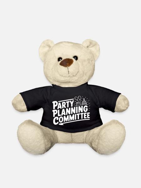 Party Planning Committee - Teddy Bear - black