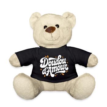 Doudou d’Amour - Nounours - noir - Devant