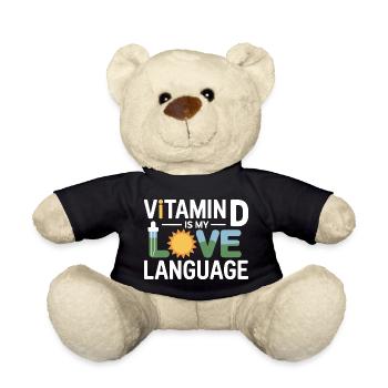 Naturopath Vitamin D Love Language Professional  - Teddy Bear - black - Front
