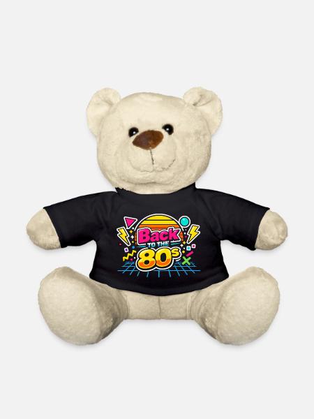 Back to the 80s - Teddy - Schwarz