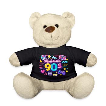 made in the 90s - Teddy - Schwarz - Vorne