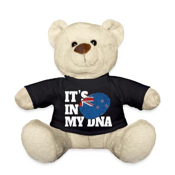It's In My DNA New Zealand - Teddy Bear - black - Front