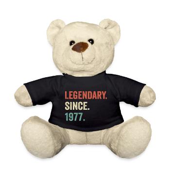 legendary since 1977 - Teddy Bear - black - Front