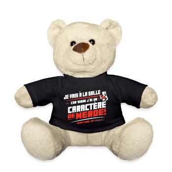 Je vais à la salle sinon j’ai un caractère de - Nounours - noir - Devant