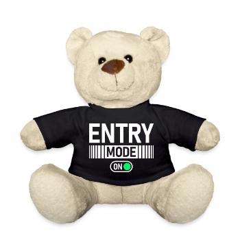 Entry Mode on Stock Market Exchange Trader - Teddy Bear - black - Front